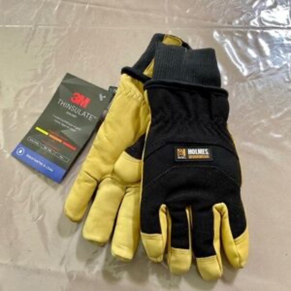 Holmes Workwear Thinsulate water resistant gloves, size medium, NEW